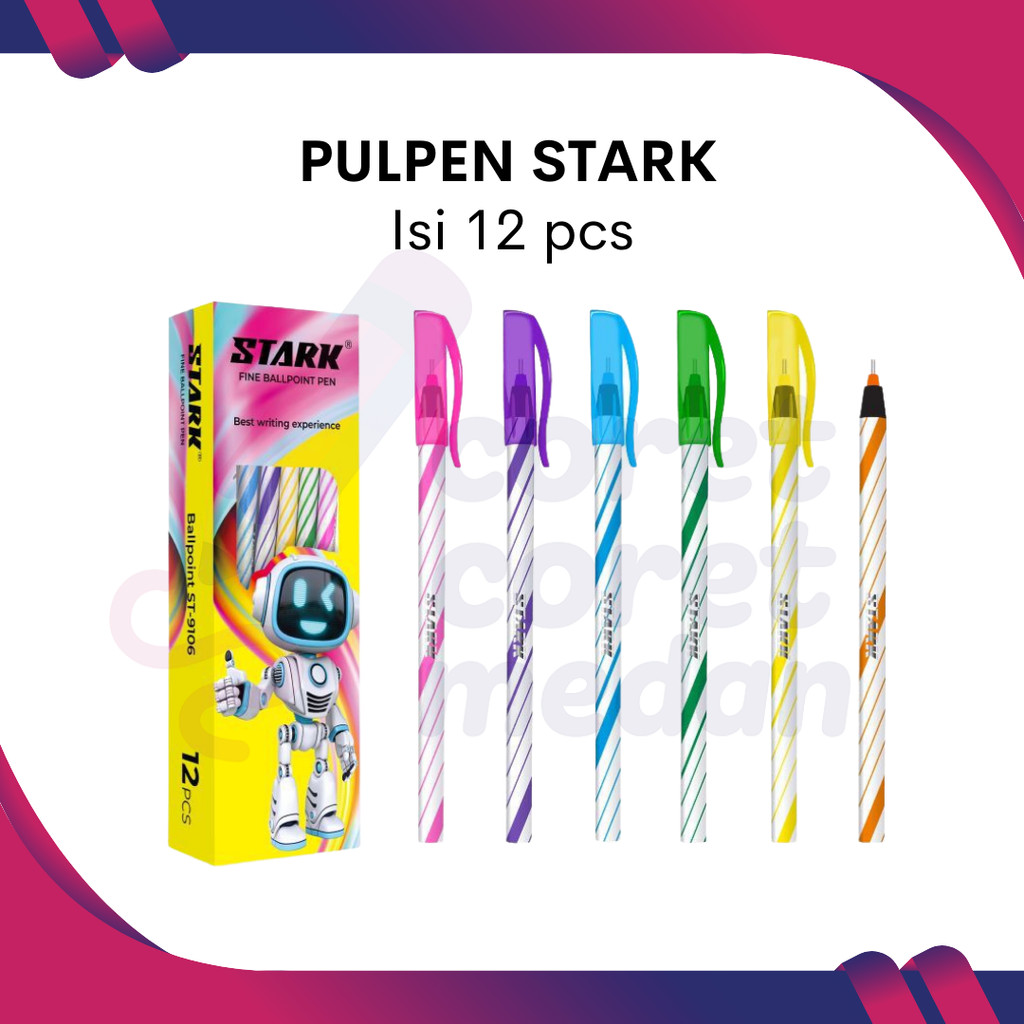 

ATK MEDAN GROSIR PULPEN LILIN STARK MURAH ISI 12 PCS