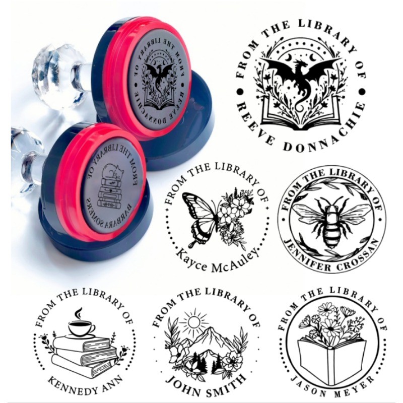 

Custom Book Stamp Personalized Self Inking Wedding Stamp Customized Photosensitive Seal Wedding party Invitation letter logo