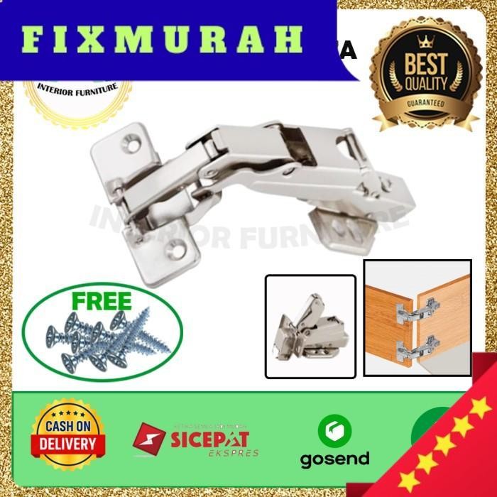 Engsel Sendok Pintu Sudut 180 Derajat Buaya Kodok Slow Motion