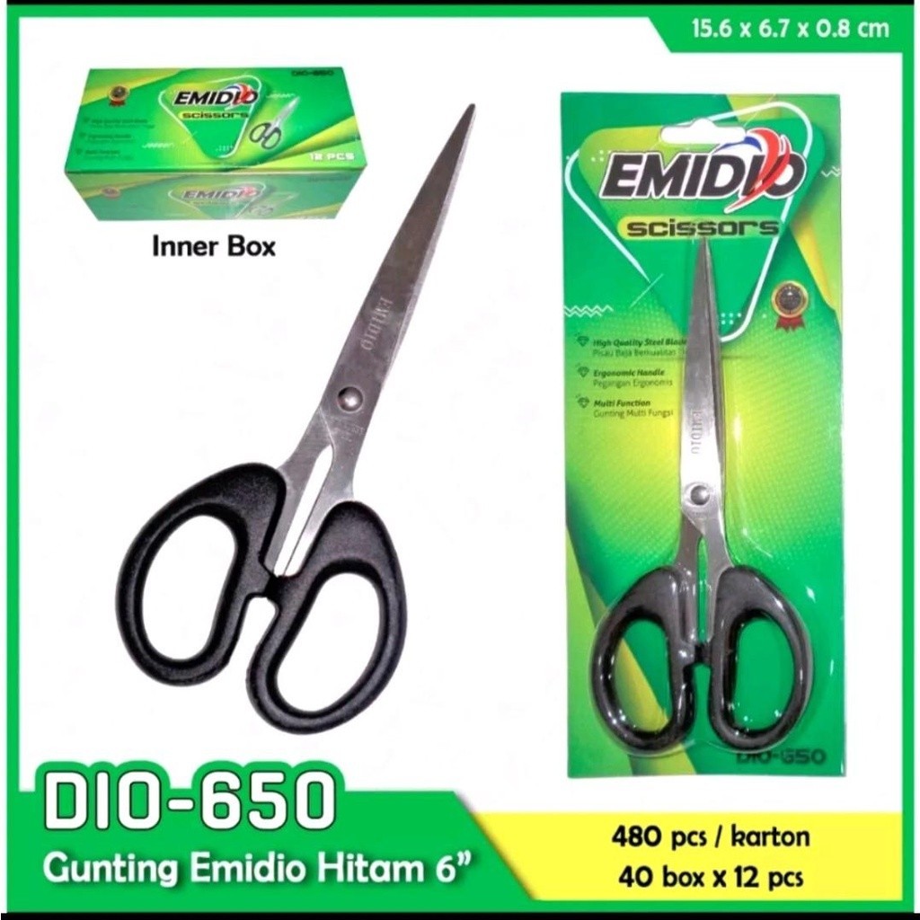 

Gunting Kertas Tanggung Ladypop Emigo Ukuran 6 Inch Emidio