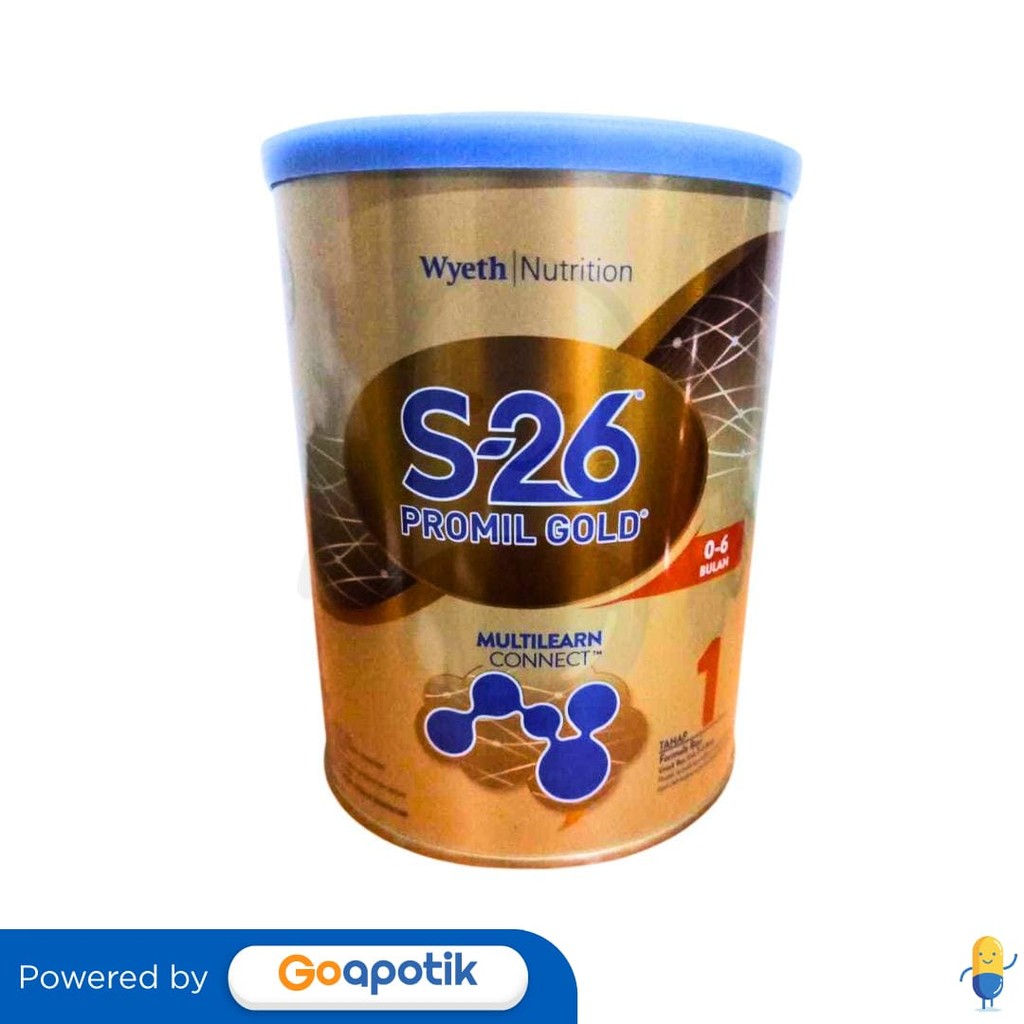 S-26 Promil Gold 1 Susu Formula Bayi Usia 0-6 Bulan 400 Gram Kaleng