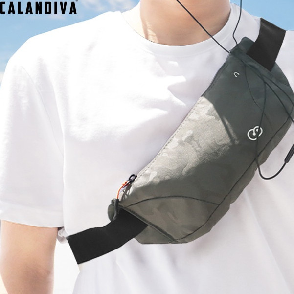 MK87YH Calandiva ARMSTRONG Water Resistant Tas Import Selempang Bahu Pinggang Pria Wanita Unisex Pre