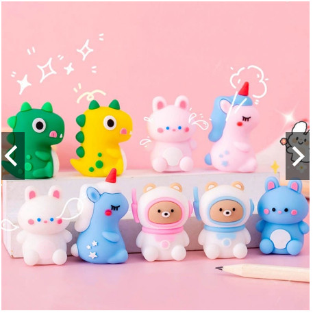 

TSB Serutan Pensil MOtif Lucu Rautan Pensil free Penghapus Pencil Sharpener