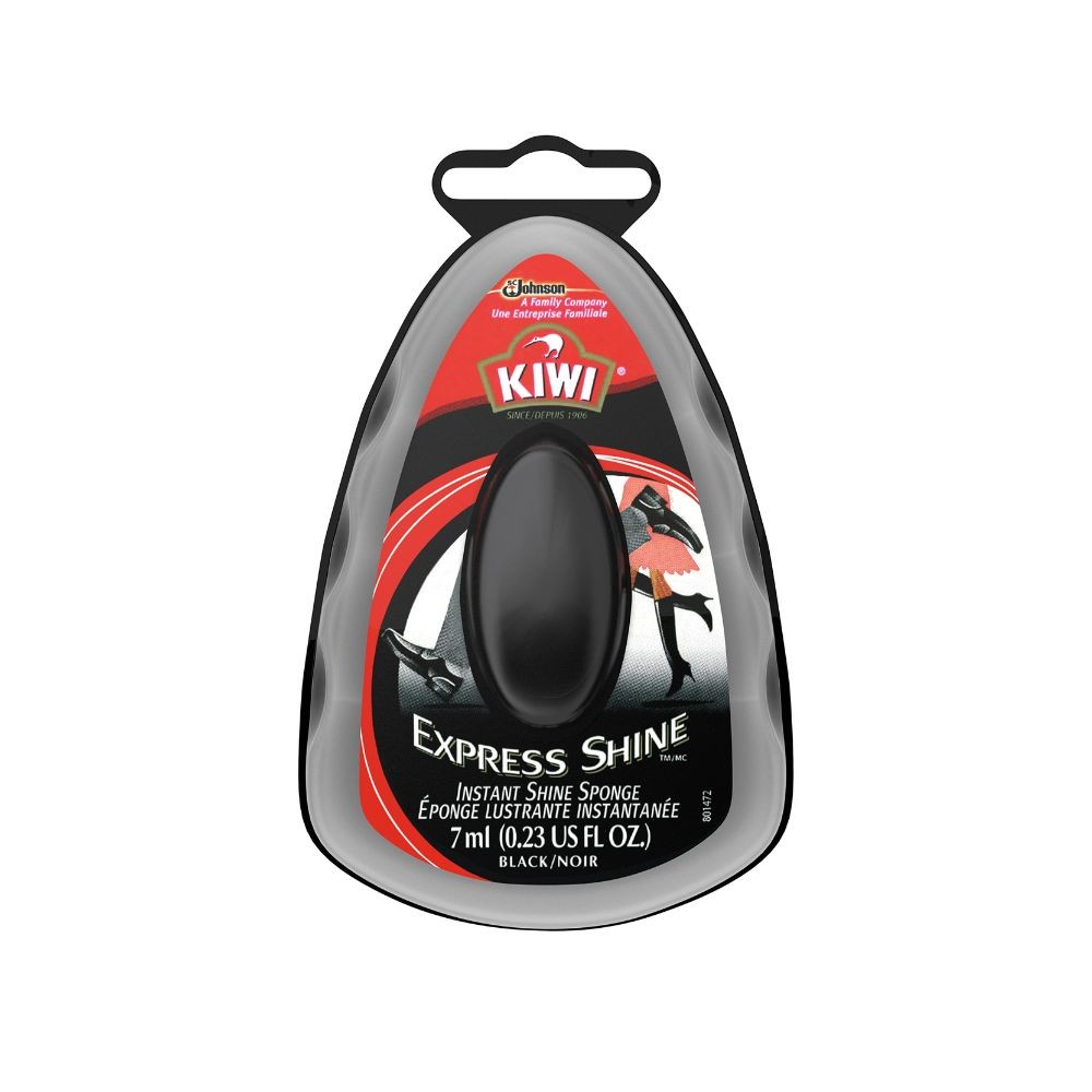 Kiwi Shoe Polish Express Black 7 ml Sayurbox