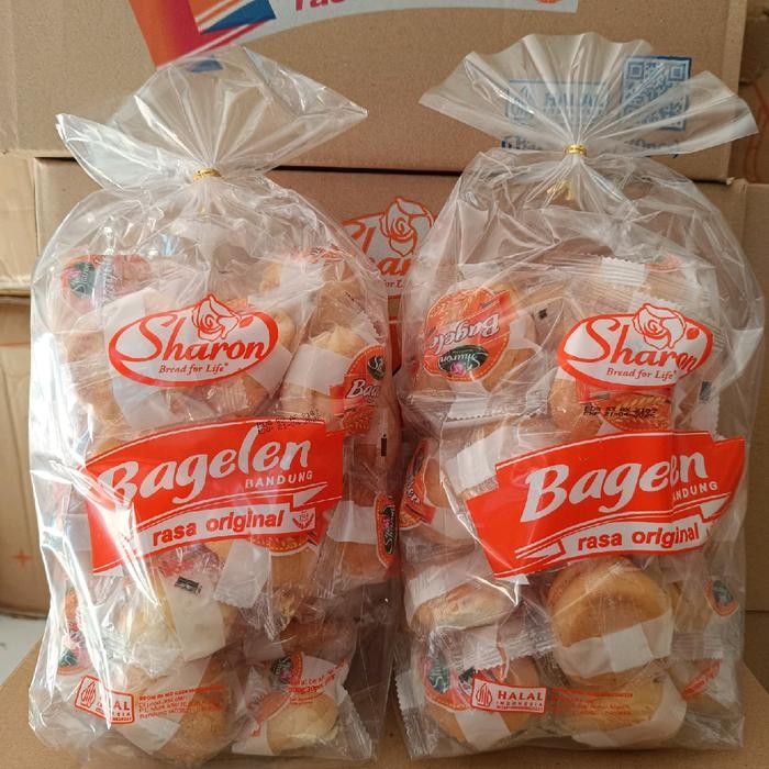

paket 2 bungkus bagelen sharon bandung isi 30×2 roti kering gurih renyah uk 300 gr packing dus