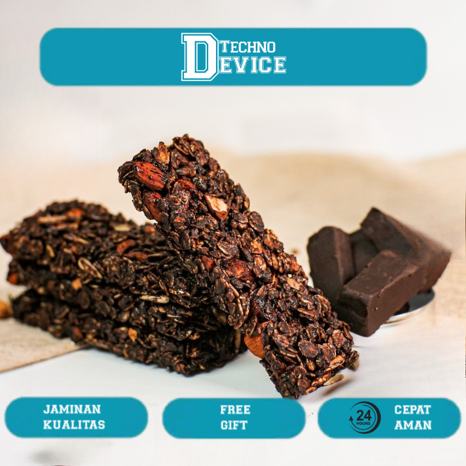 

Dark Choco Granola Bar (2 Bars) - Dark Chocolate, Almond, Chia Seed, Sunflower Seed - LUCKYBITE