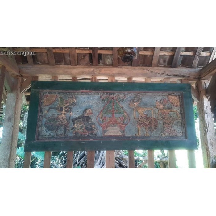 

lukisan wayang termurah seperti pakem pewayangan jawa sunggingan jawa klasik bk Keris sengkelat majapahit mataram kartosuro kartasura antik
