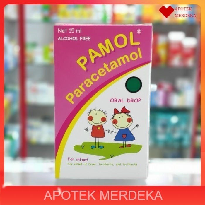 Pamol drop parasetamol obat demam / paracetamol panas bayi