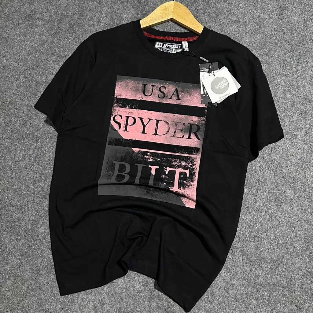 BAJU KAOS PRIA SPYDERBILT BM ORI KAOS SURFING SKATE DISTRO