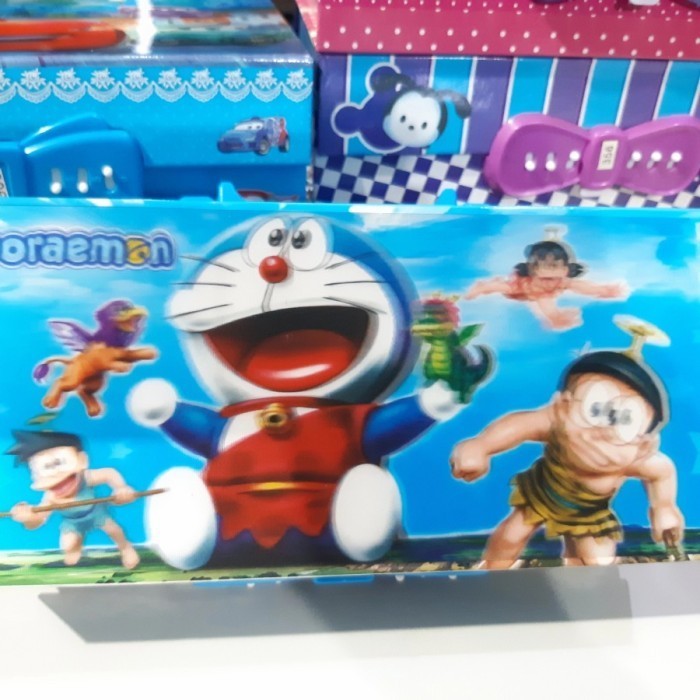 

TERLARIS! KOTAK PENSIL 3 Tingkat Animasi 3D+Kunci Kode - doraemon