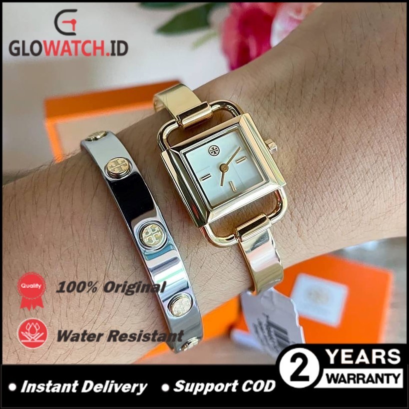 [Promo] Jam Tangan Wanita Tory Burch TBW7257 / TBW 7257 Phipps Watch Gift Set Two-Tone Stainless Ste