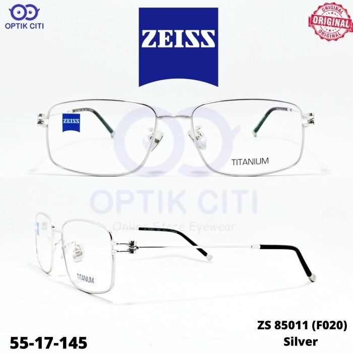 Frame Kacamata Pria Zeiss ZS 85011 Titanium Original