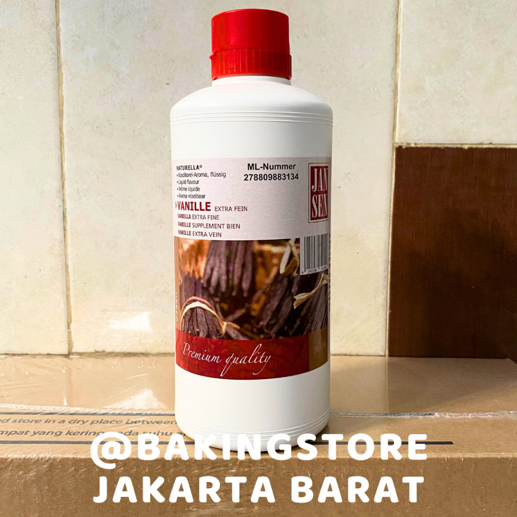 

Jansen Vanilla Extract Extra Fine 1 Kg | Vanilla jansen 1 Liter