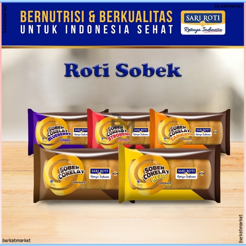 

Sari Roti Sobek Isi Selai Coklat Keju Blueberry Pandan Srikaya Chocochip Choco Cheese Cake Bun Sandwich Klasik Kacang Red Velvet Tawar Gandum Untuk Diet Kupas Susu Duo Milky Soft Milkysoft Double Premium Jumbo Besar Spesial 1 Dus Official Store