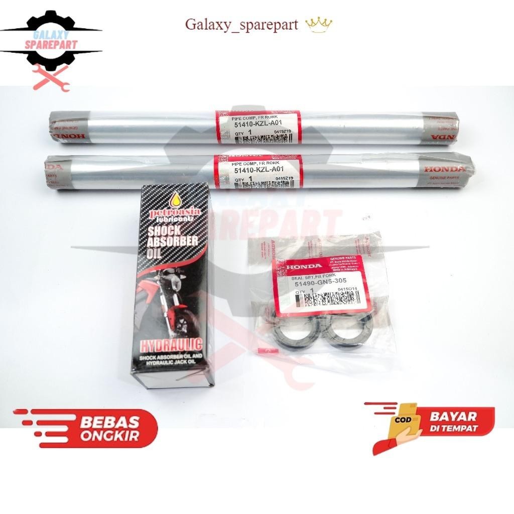 sok depan motor beat Vario - Paket As Shock Sok Breaker Depan KZL Part motor