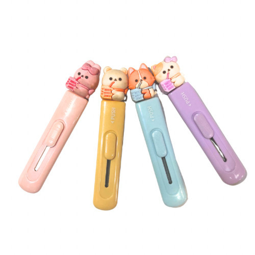 

Box Cutter Mini Weibo Impor WB-1209 Rabbit Set Alat Tulisan SHESB