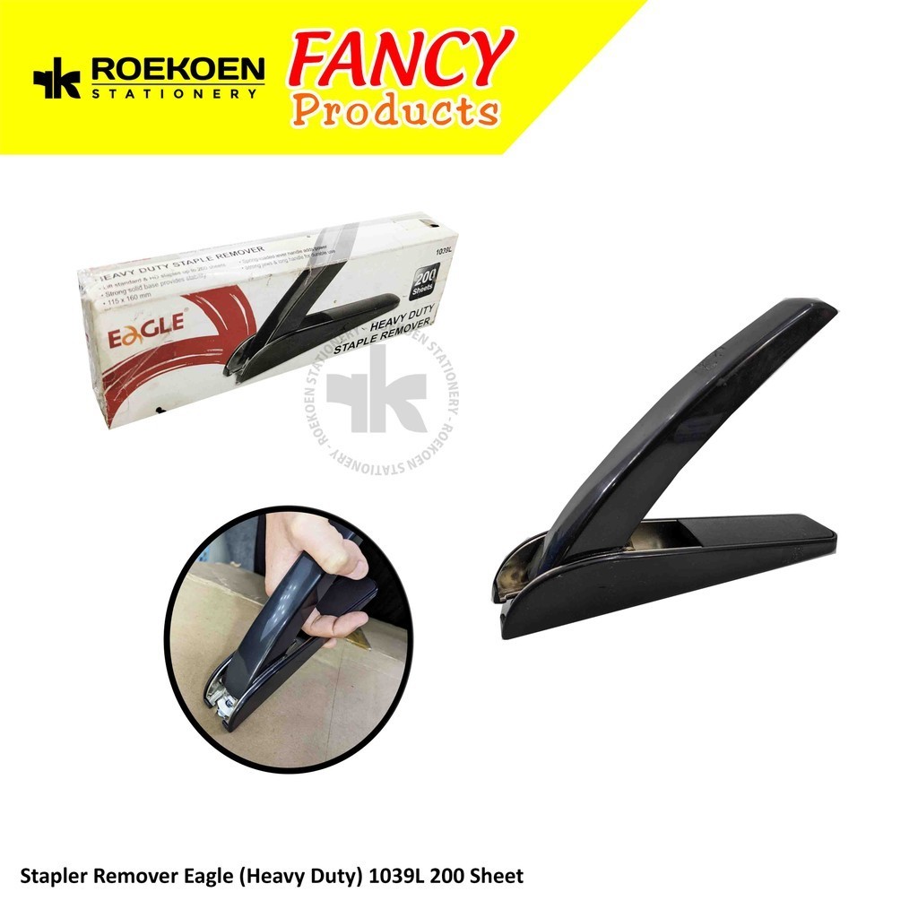 

Eagle Heavy Duty Stapler Remover 1039L (200 Sheets)