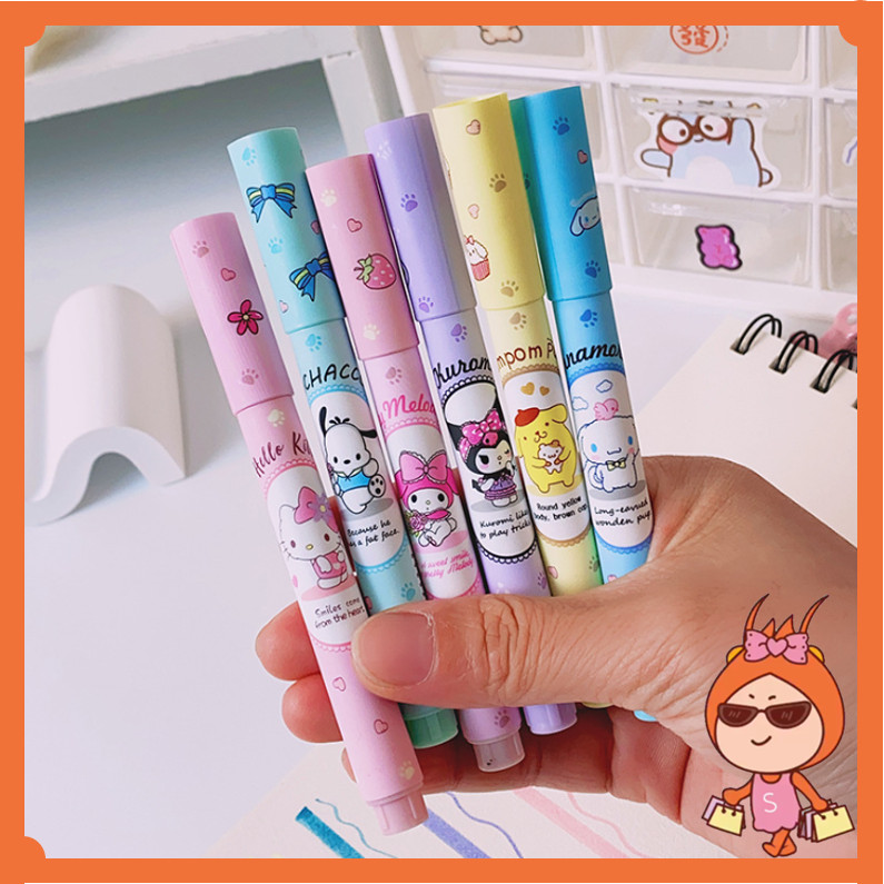 

Reseller Welcome - S6347 6 PCS Stabilo Motif Karakter / Highlighter Pen Warna Pastel / Set Highlighter Warna Warni