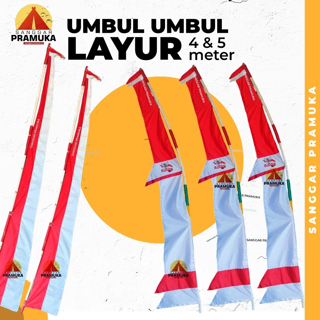 Umbul Umbul Layur /  Bendera Layur /  Umbul Umbul Garuda / Umbul Umbul Merah Putih