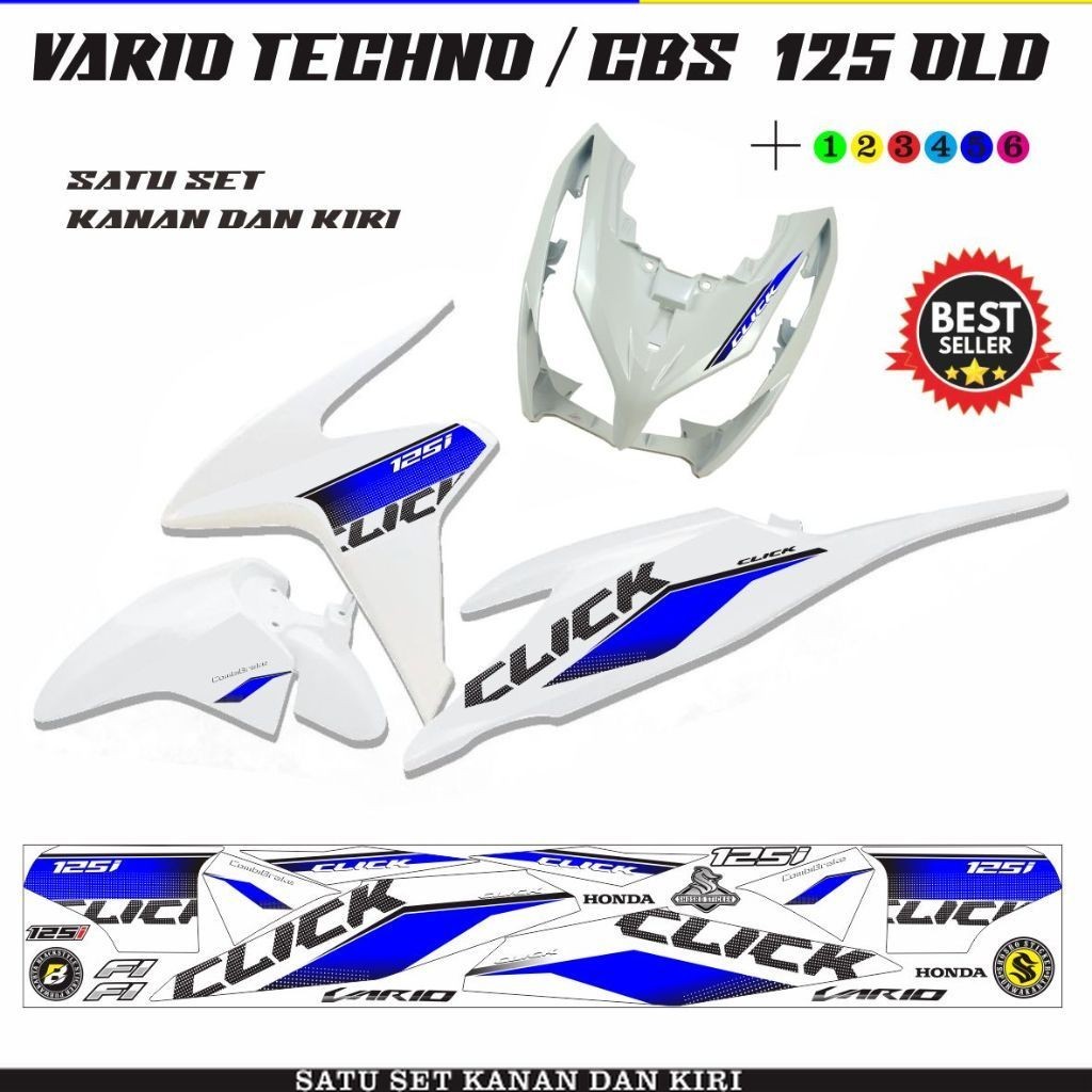 STRIPING VARIO FI 125 OLD STIKER MOTOR HONDA VARIO 125 TECHNO VARIASI LIS MOTOR