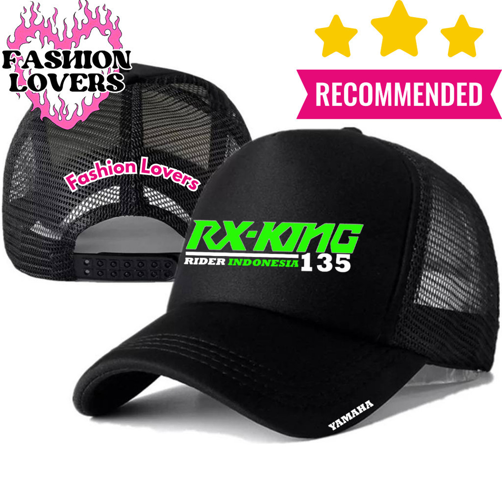 Fashion Loverz Topi Trucker RX-KING - Topi Distro RX-KING Logo - Topi RX-KING Premium - Topi Pria De