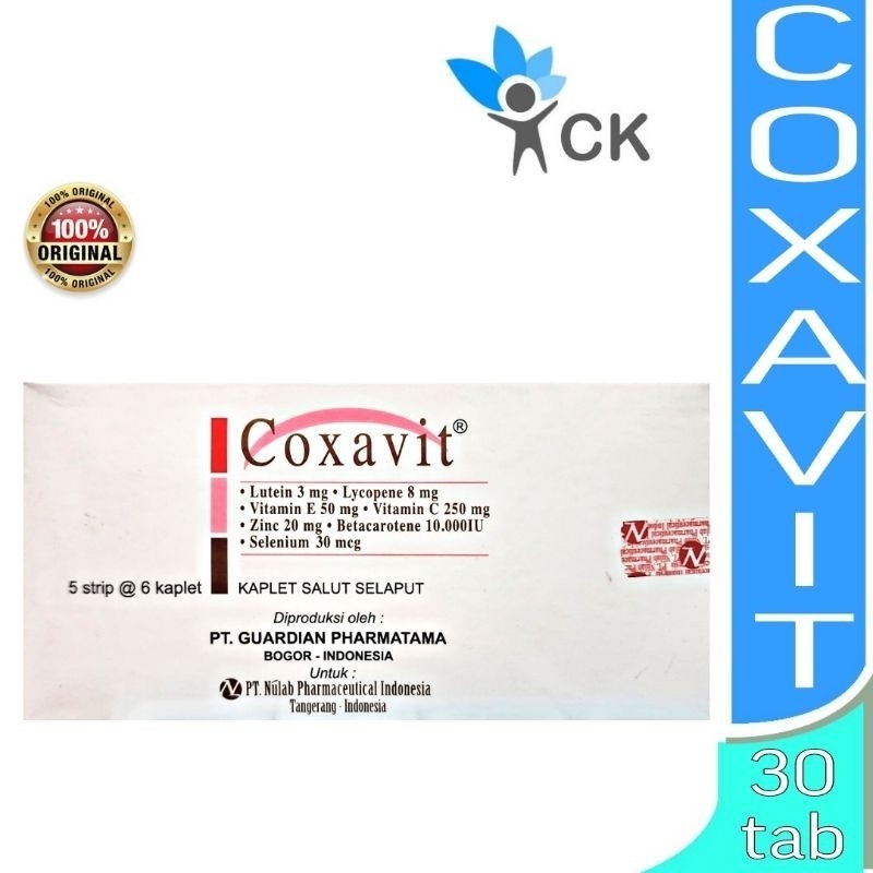 COXAVIT BOX ISI 30 antioksidan dan vitamin daya tahan tubuh