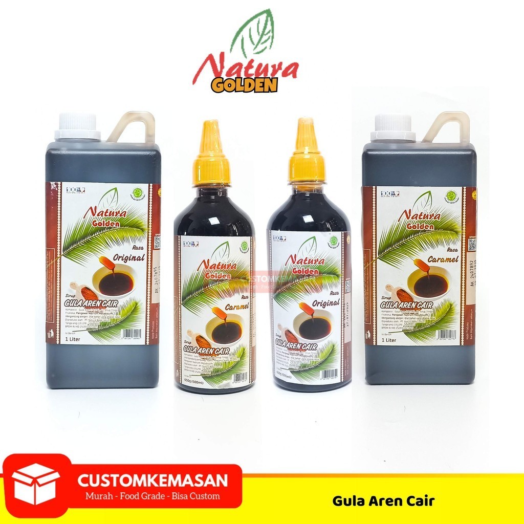 

Gula Aren Cair Natura Golden / Gula Cair / Gula Merah Cair Original / Gula Aren Caramel