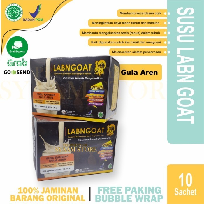 

TERJUAL LabnGoat Rasa Gula Aren / Susu LabnGoat Susu Kambing Etawa Bubuk - Mix Gula Aren