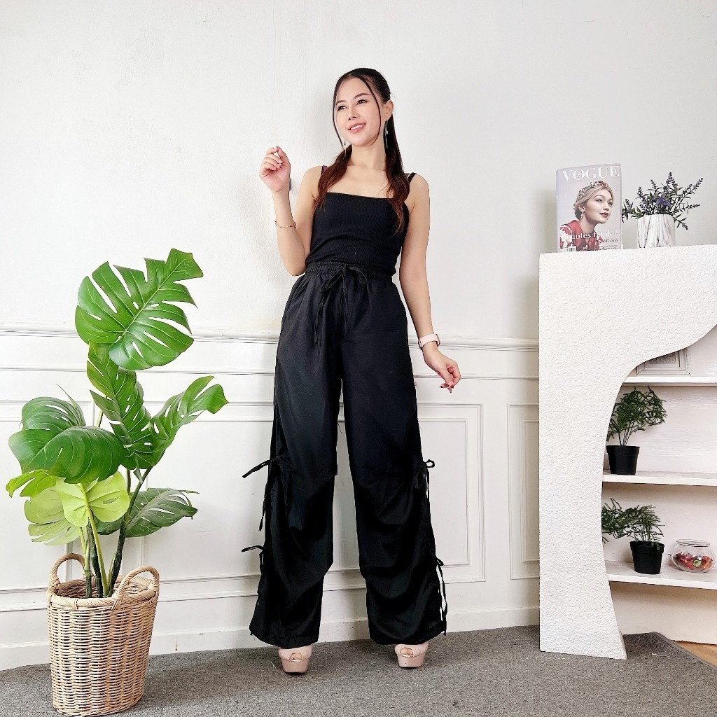 T33 - REC CELANA KULOT PITA WANITA NANI / Ellie Pants Pita / Fashion Wanita Korean Kekinian / Celana