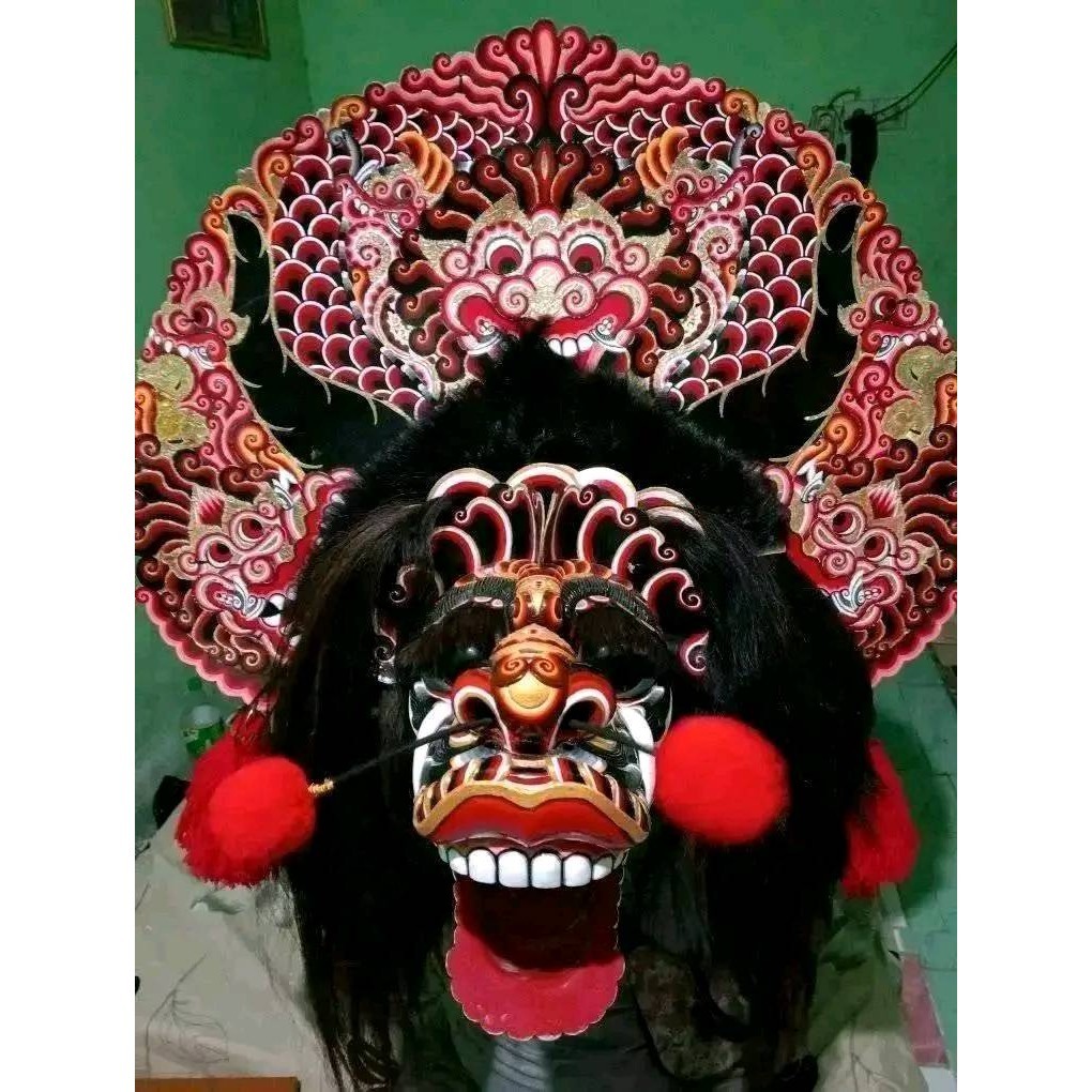 
Barongan Kayu Caplokan Besar - Barongan kayu anak murah bonus klinthing dan gondel