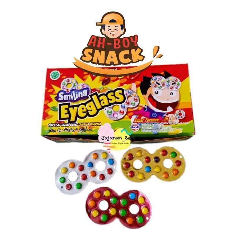 

PERMEN COKELAT SMILING KACAMATA EYEGLASS BOX 320 GRAM ( 40PCS X 8GRAM)