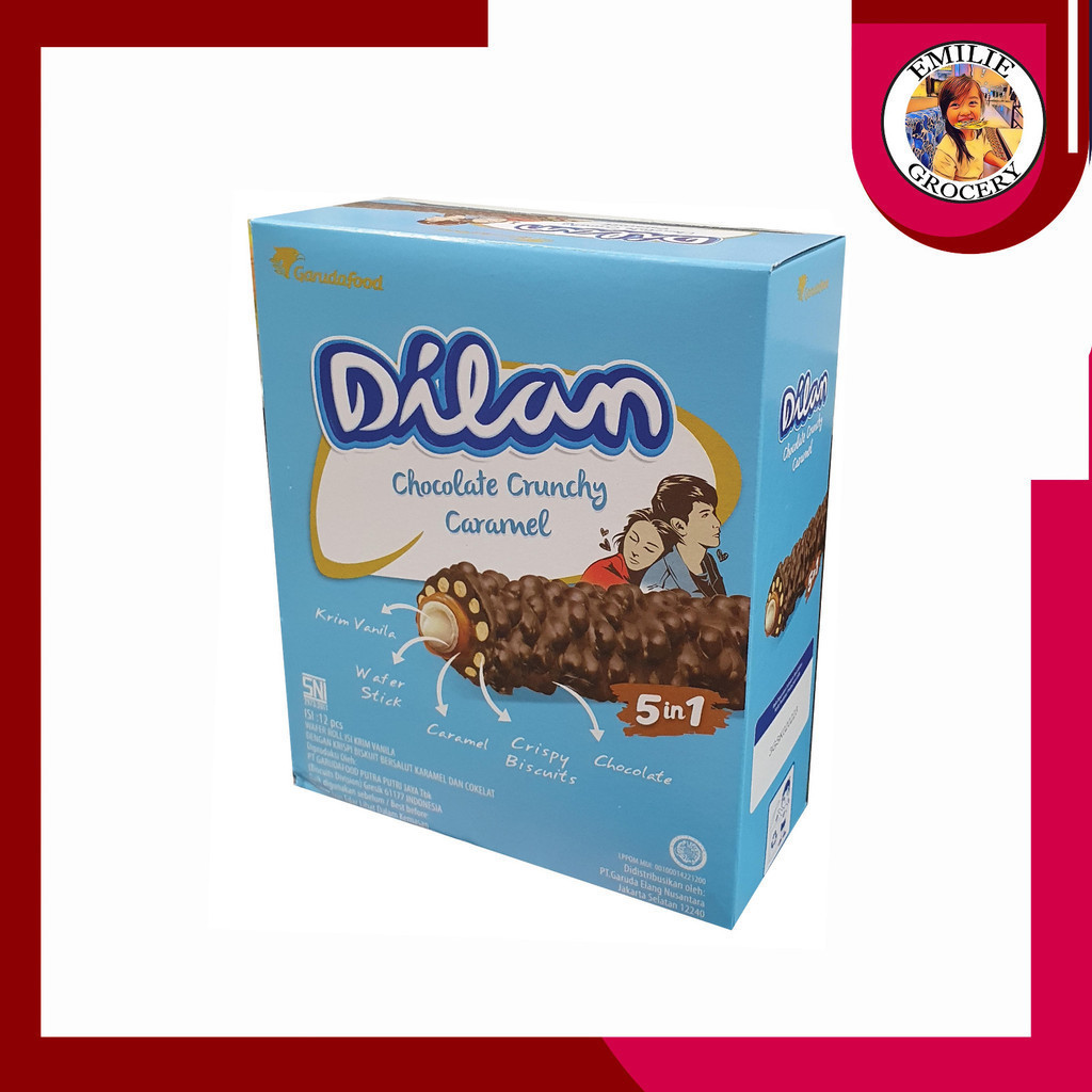 

Dilan Crunchy Chocolate Coklat Cokelat Caramel Box Isi 12 Pcs 12Pcs