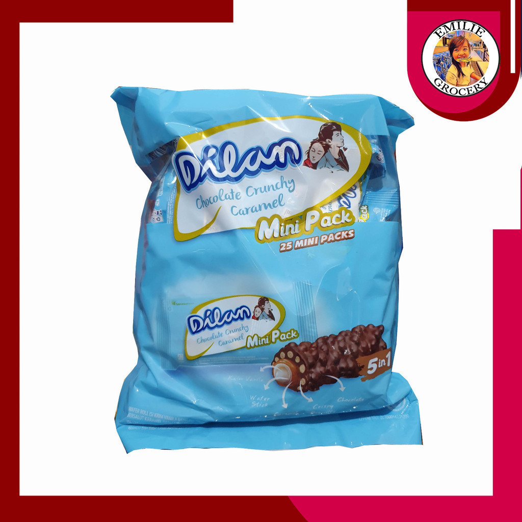 

Dilan Coklat Chocolate Crunchy Caramel 25Pcs 25 Pcs Mini Pack Bag