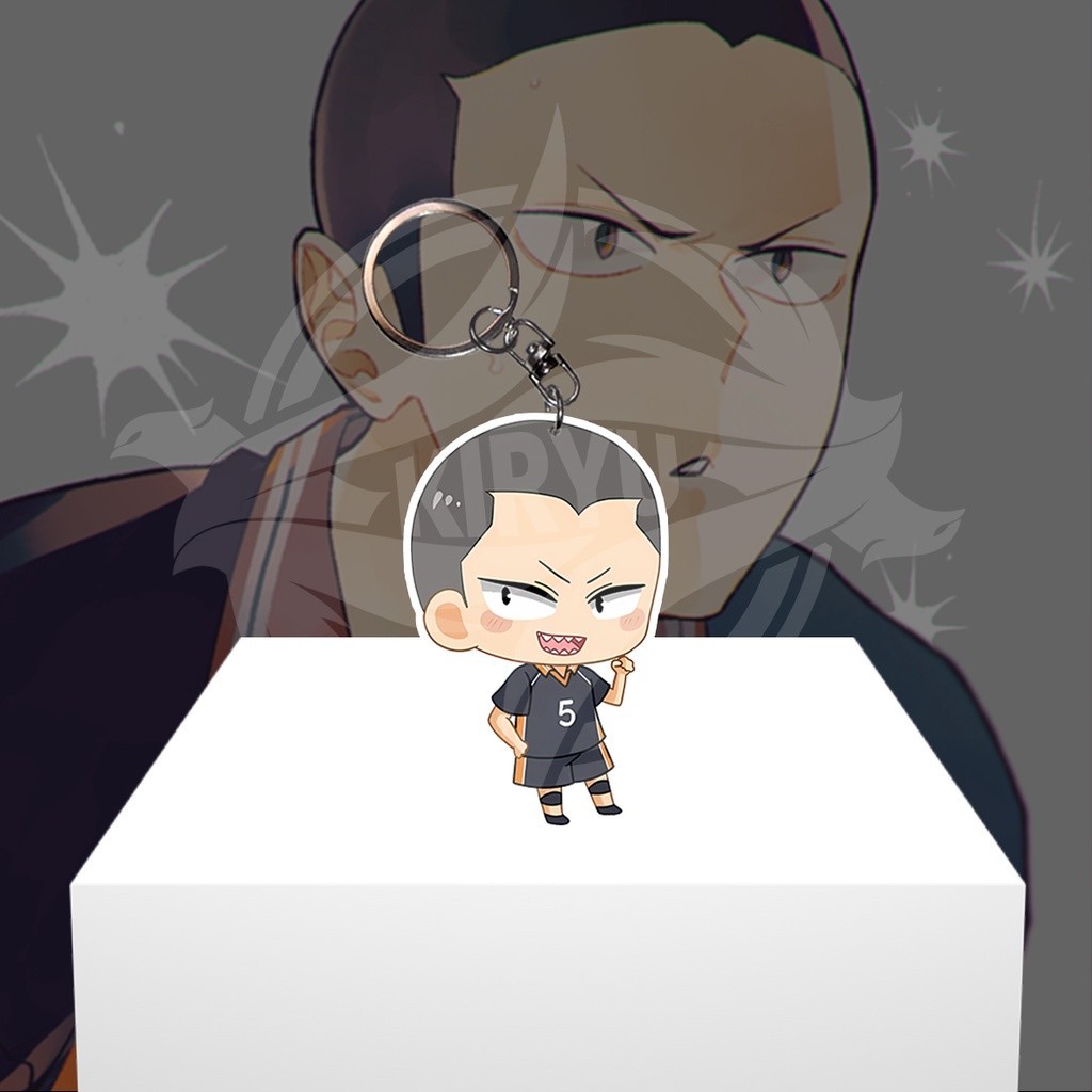 Gantungan Kunci Gantungan HP Anime Haikyuu Tanaka Ryunosuke - Ganci Akrilik - Keychain Acrylic