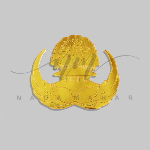5 - 15 cm Logo KORPRI ABDI NEGARA | Emblem | Lambang Akrilik Cermin | Seserahan Mahar | Chipboard | 