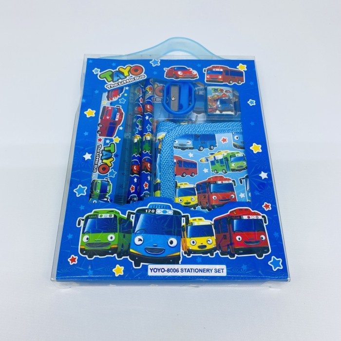 

Stationary set 6in1 alat tulis anak dompet karakter