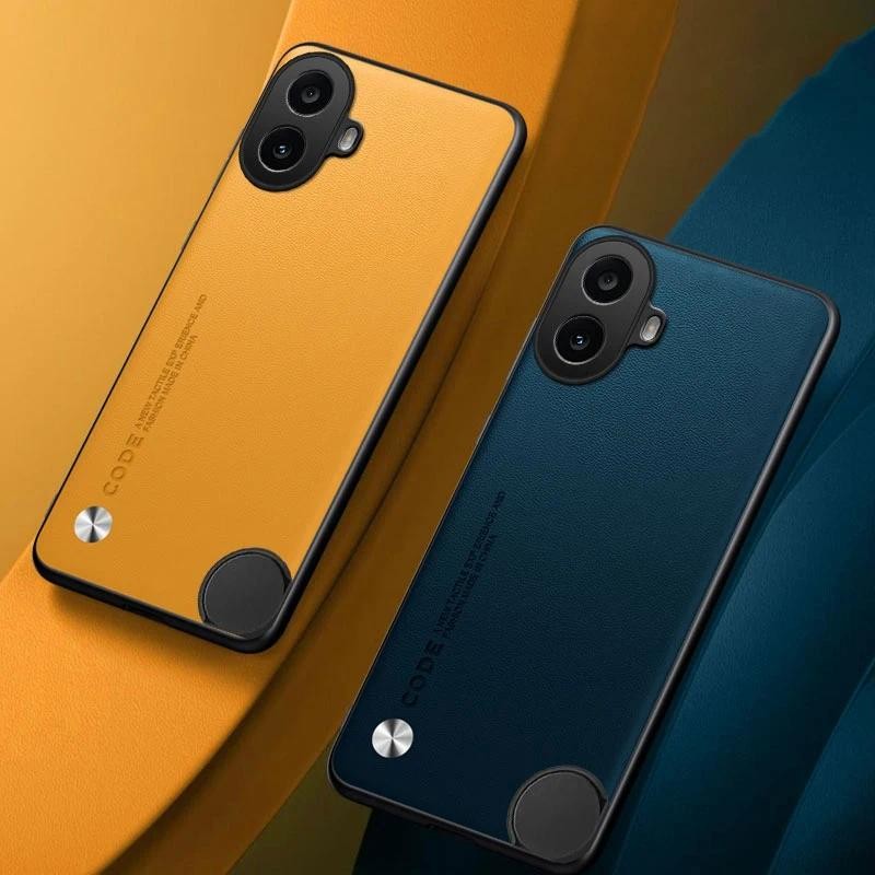 New Phone case Nothing CMF Phone 1 5G Carbon Fibre Leather Silicone Shockproof Full Protection Casin