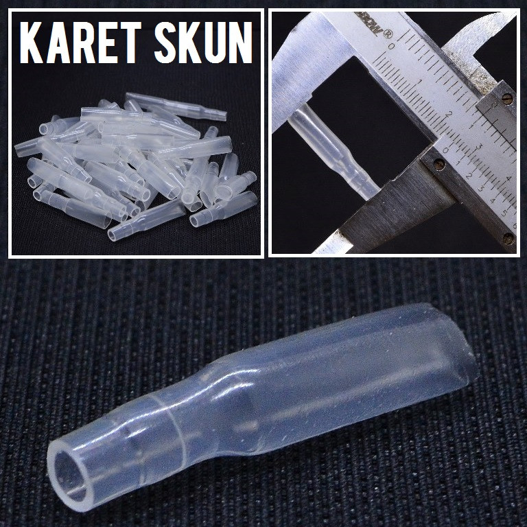 1502. KARET SKUN BULAT universal  sekun terminal male female jantan betina