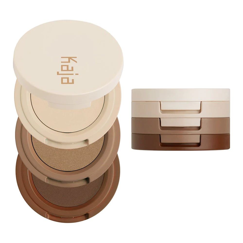 KAJA BEAUTY BENTO Bouncy Eyeshadow Trio 14 Neutral Moment, 3 x 0.03 oz/0.9 g