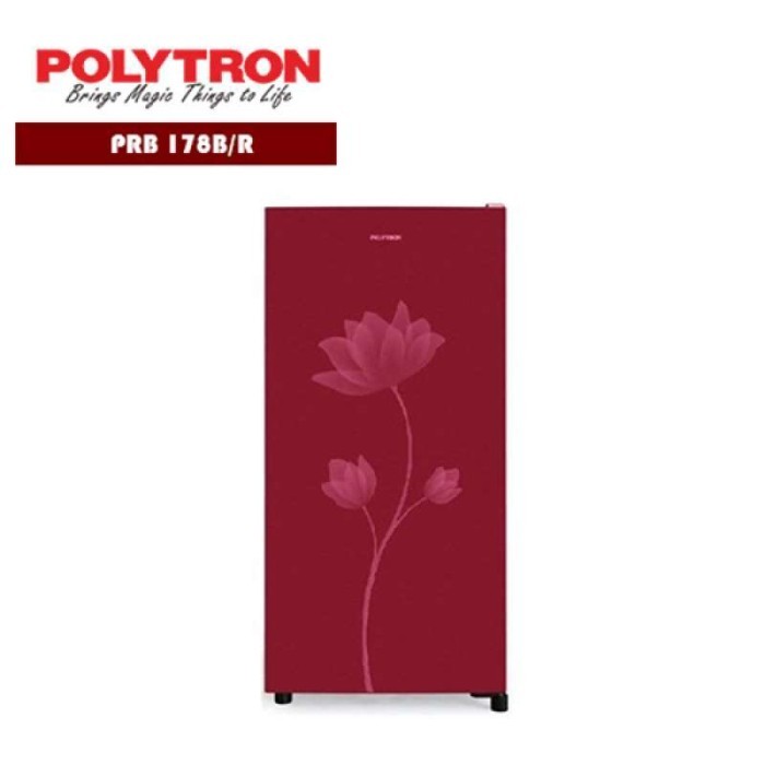 LEMARI ES KULKAS POLYTRON PRB179 B / KULKAS 1 PINTU POLYTRON