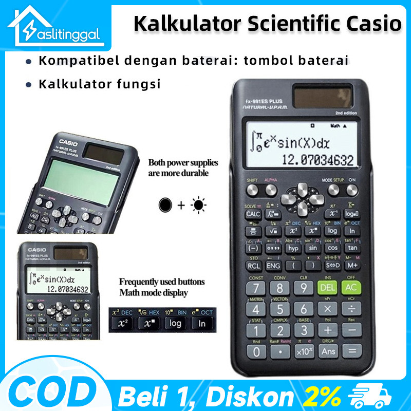 

Kalkulator Scientific Casio FX-991EX Kalkulator Scientific Casio ilmiah FX-991EX Classwiz Asli dan Bergaransi FX-991CW Kalkulator Ilmiah Original 991ES-Plus Kalkulator Casio Scientific Calculator Casio Scientific Kalkulator Scientific Casio 82ms
