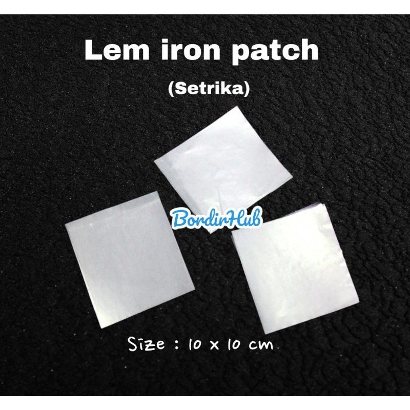 lem patch iron on bordir lem perekat patch tinggal sertika