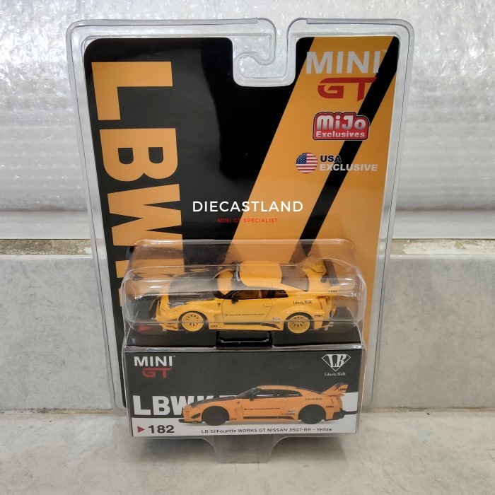 Mini GT #182 LBSilhouette WORKS GT NISSAN 35GTRR CHASE mgt00182
