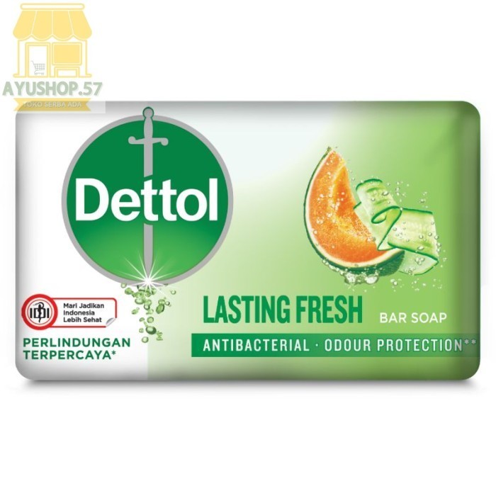 

Dettol Lasting Fresh Sabun Mandi Batang [60gr] - AYUSHOP57