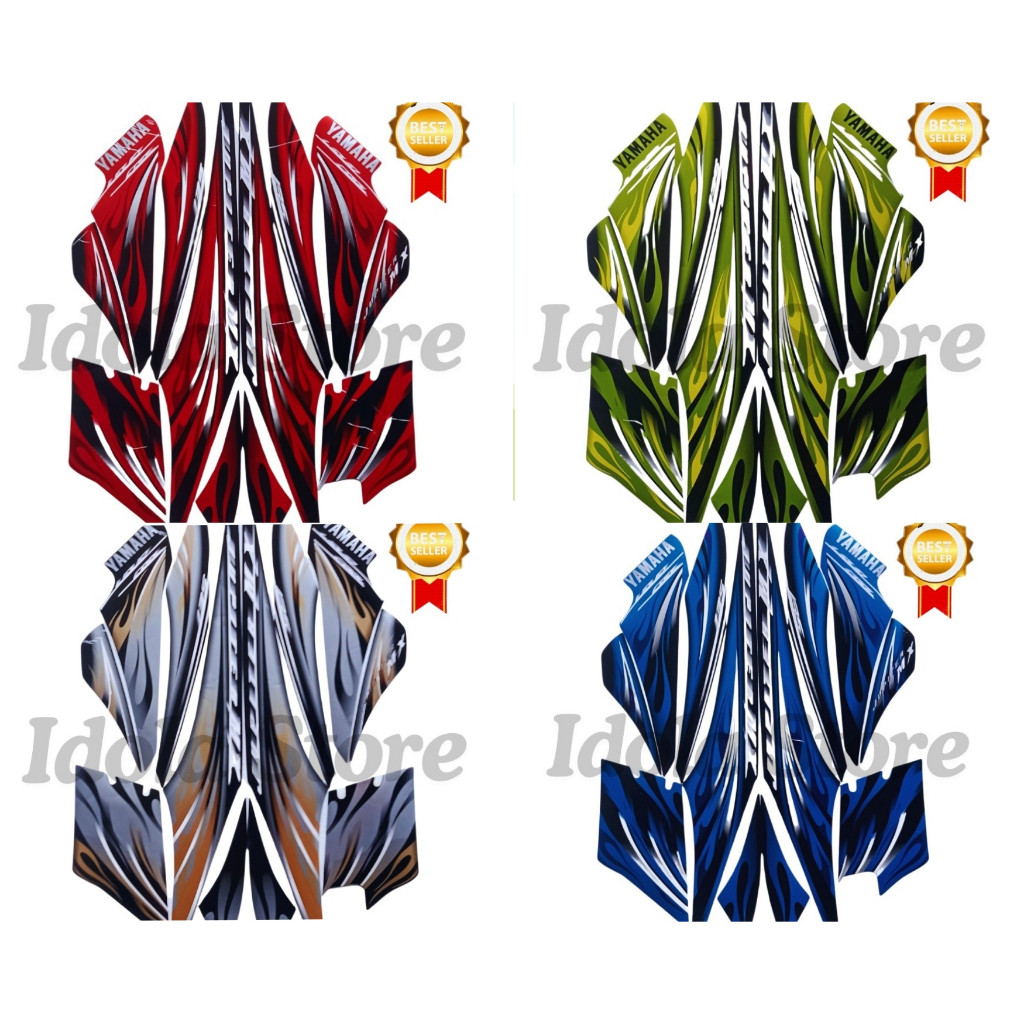 Stiker Striping Yamaha Jupiter MX 2009 List Body Motor Yamaha Jupiter Mx 2009