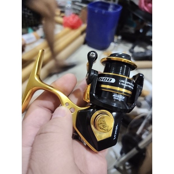 reel pancing maguro vorza 500 body metal