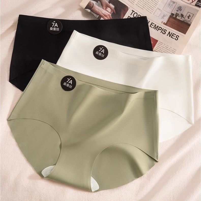 Ryuko - Celana Dalam Seamless Antibakteri Mulus CD Wanita Premium Bahan Sutra Murbei CD06