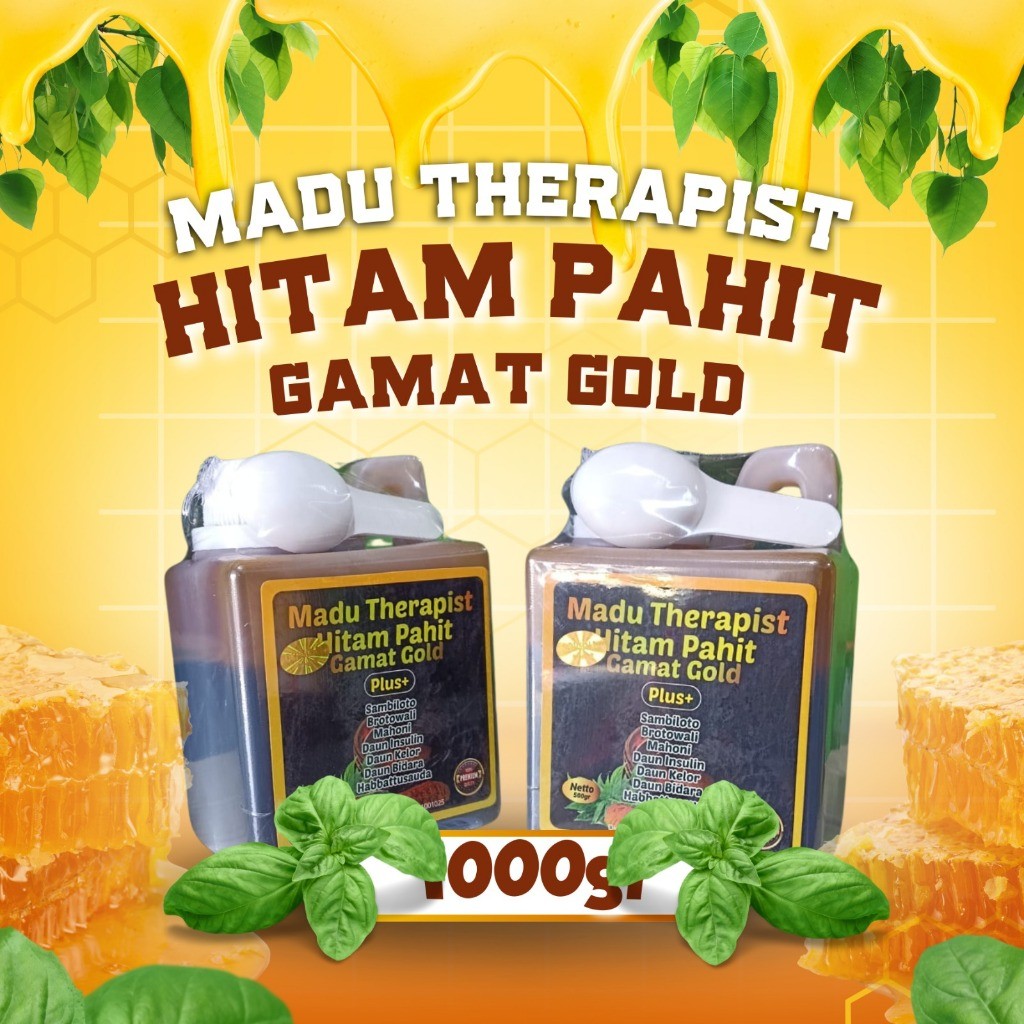 

RACIKAN MADU HITAM PAHIT GAMAT PLUS HERBAL PILIHAN TERAPIS 1000gr