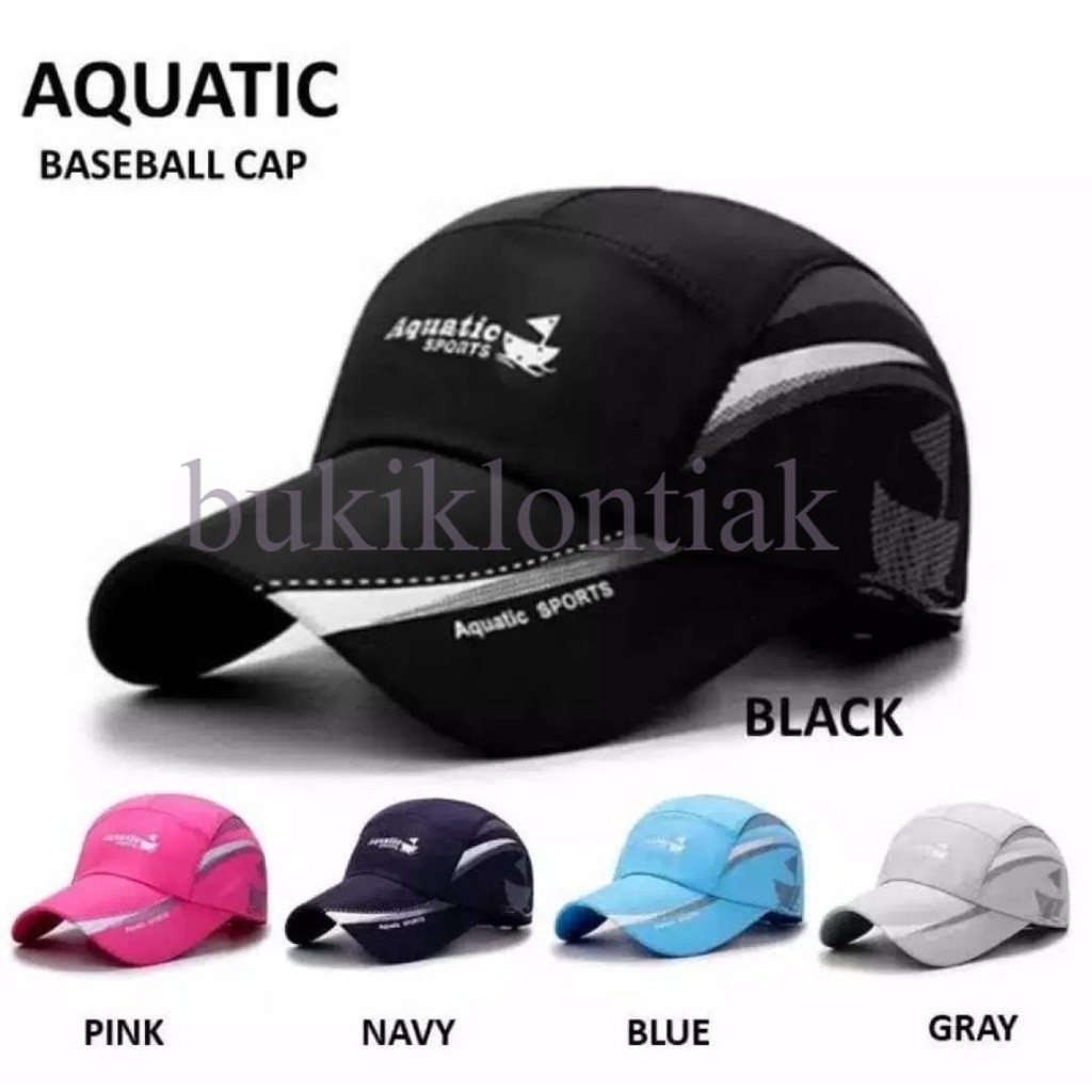 Topi Aquatic Sport Topi Olahraga Topi Baseball Topi Sepeda Topi Pria keren Import Quick Dray Pet