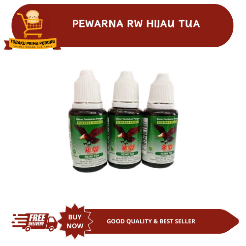 

PEWARNA MAKANAN RAJAWALI 30 ML / PEWARNA RAJAWALI - HIJAU TUA RW